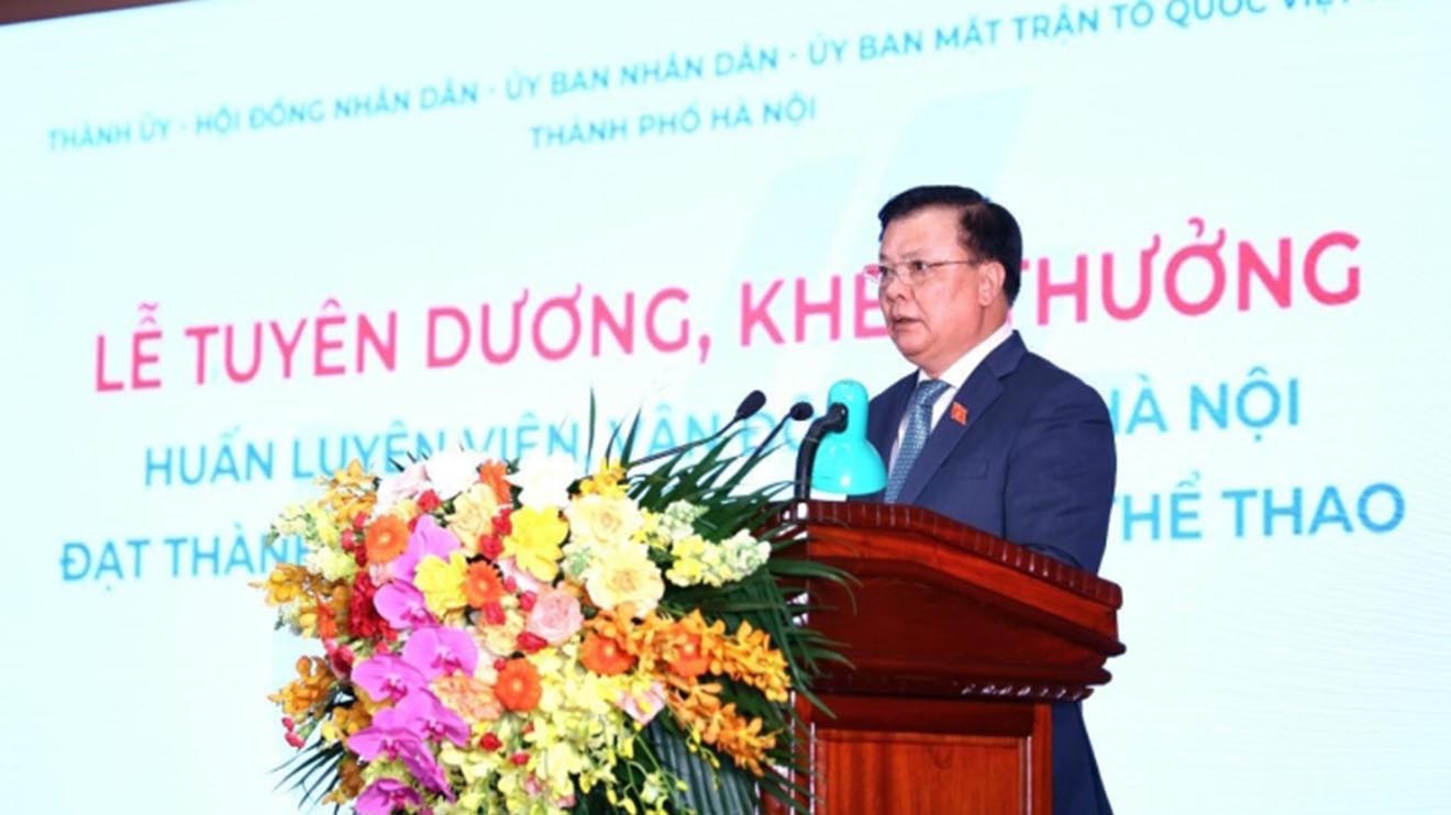 Hà Nội khen thưởng huấn luyện viên SEA Game 31, Hà Nội khen thưởng, Hà Nội tuyên dương vận động viên đạt thành tích tại SEA Games 31, SEA Games 31, khen thưởng 