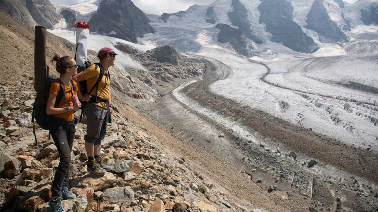  Sông băng, sông băng trên dãy Alps