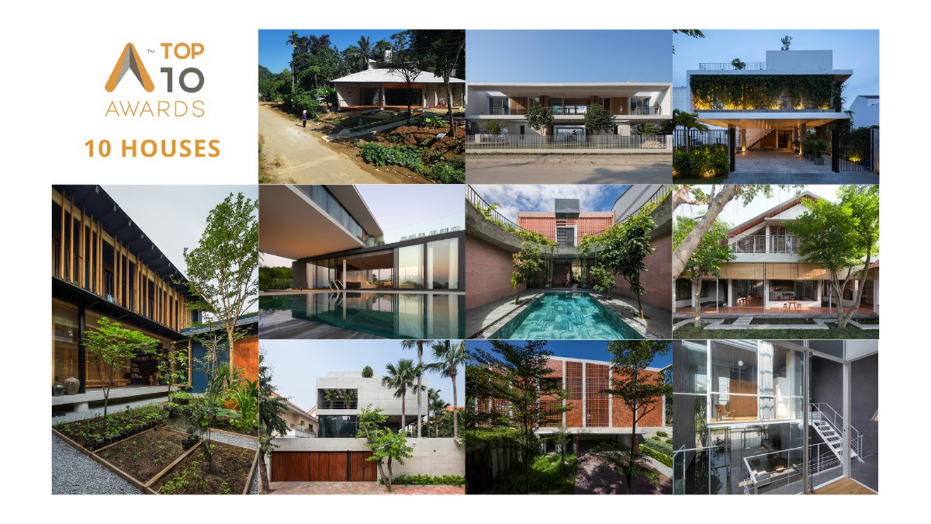 Top 10 Awards 2021, Top 10 Awards 2021 vinh danh 20 thiết kế nhà ở và nội thất, vinh danh 20 thiết kế nhà ở và nội thất, thiết kế nội thất, thiết kế nhà ở, giải thưởng