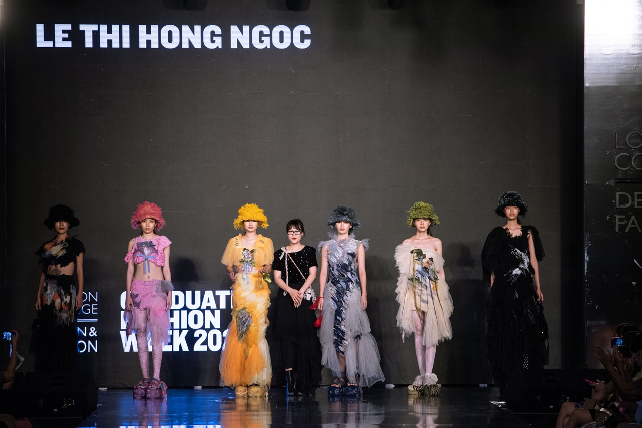 Tuần lễ thời trang. Học viện Thiết kế và Thời trang London Hà Nội. Triển lãm