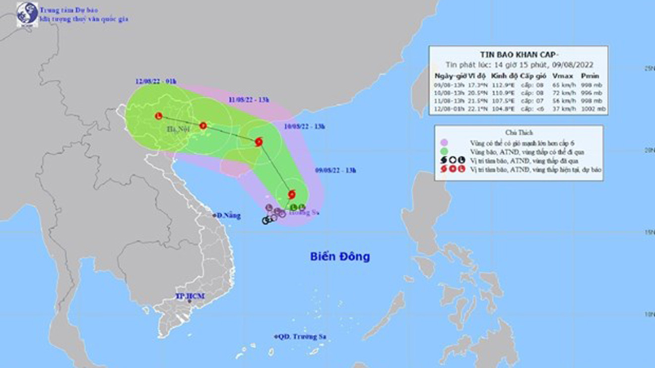 Áp thấp nhiệt đới gây mưa ở Bắc Bộ và Thanh Hóa