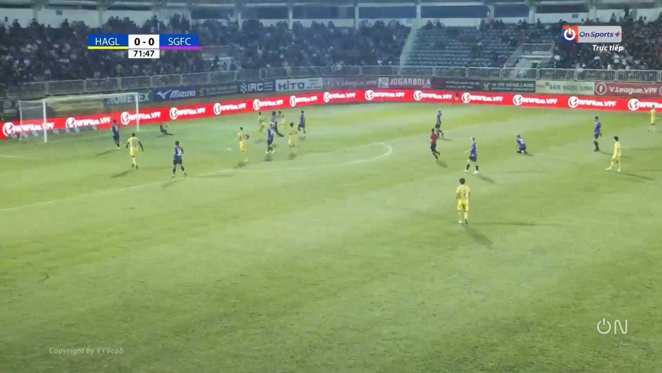 Video bàn thắng HAGL 1-1 Sài Gòn: Nghiệt ngã phút bù giờ