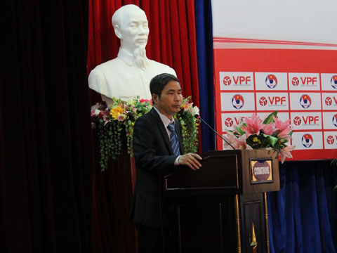 Cựu Trưởng giải V-League Dương Nghiệp Khôi sẽ ra mắt CLB Sài Gòn tối nay với vai trò Chủ tịch CLB. Ảnh: VPF