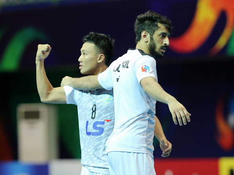 Minh Trí là chân sút hàng đầu của futsal Việt Nam đến hiện tại với 5 bàn thắng. Ảnh: Anh Lập