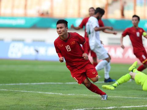 Quang Hải là nhân tố có thể gây đột biến với U23 Nepal. Ảnh: Hoàng Linh