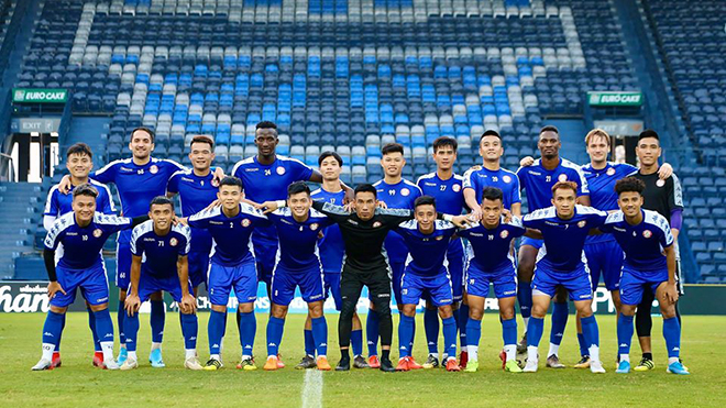 TP.HCM đã sẵn sàng gặp Buriram ở Chang Arena. Ảnh: TP.HCM