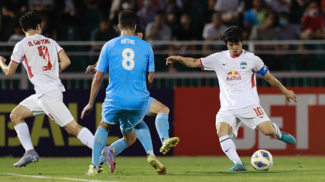 Công Phượng có phong độ cao nhưng chưa có bàn thắng cho HAGL ở AFC Champions League 2022. Ảnh: VFF