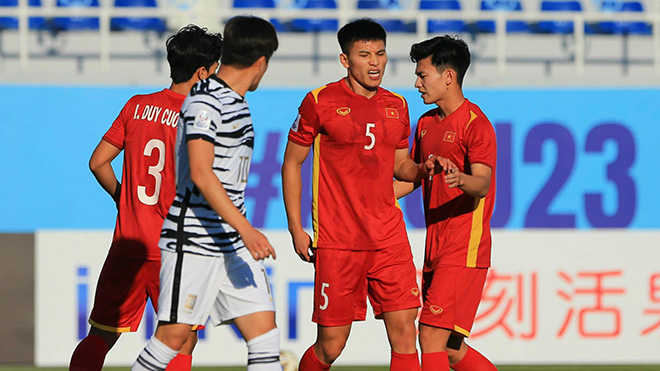 Thanh Bình, trung vệ U23 Việt Nam, U23 Việt Nam hoà U23 Hàn Quốc, Vũ Tiến Long, Viettel, bóng đá, tin bóng đá, bóng đá Việt Nam, bóng đá hôm nay, Park Hang Seo, Gong oh Kyun, U23 châu Á, lịch thi đấu 