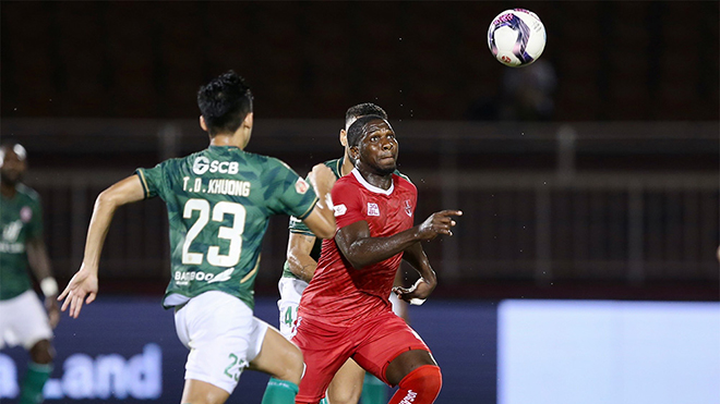 Rimario đã có 9 bàn ở mùa giải năm nay nhưng vẫn không đủ để giúp Hải Phòng trở lại TOP 3. Ảnh: VPF