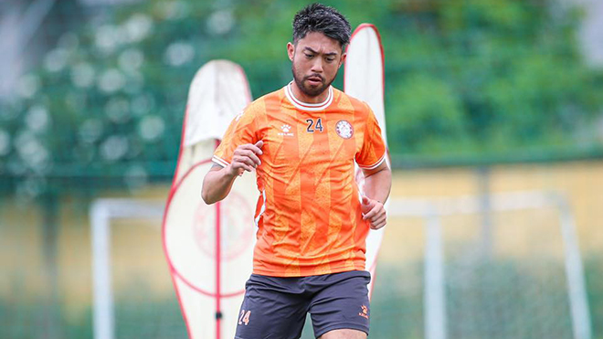 Lee Nguyễn đang tập thích nghi nhanh trở lại với V-League. Ảnh: TPHCM