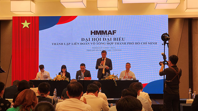 Đại hội HMMAF chiều 15-9 tại TPHCM. Ảnh: Nhi Đào