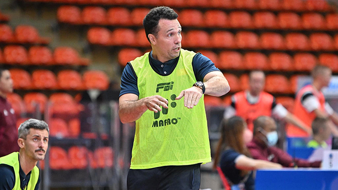 Đội tuyển futsal Việt Nam phấn đấu tiến sâu ở VCK châu Á 2022 dưới sự dẫn dắt của HLV đẳng cấp Diego Raul. Ảnh: TD