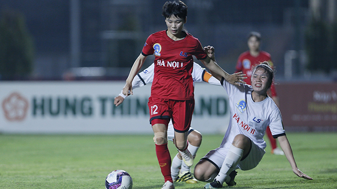 Hà Nội 1 vẫn dẫn đầu bảng xếp hạng sau 2 vòng đấu với hiệu số bàn thắng bại +9. Ảnh: AH