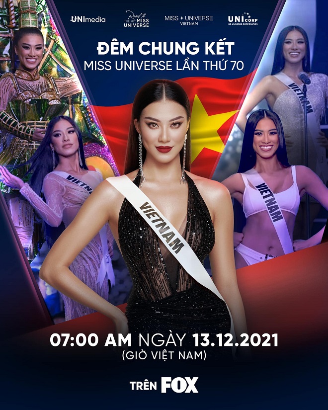 Chung kết Hoa hậu Hoàn vũ 2021, Link xem Trực tiếp Chung kết Hoa hậu Hoàn vũ 2021, Chung kết Miss Universe 2021, Kim Duyên, Á hậu Kim Duyên, Nguyễn Huỳnh Kim Duyên