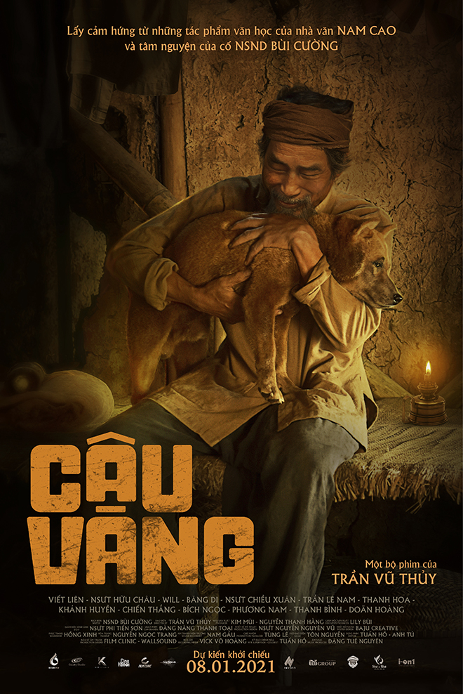 Cậu Vàng, Phim Cậu Vàng, Lão Hạc, Trailer phim Cậu Vàng, Poster Cậu Vàng, phim cau vang, Trần Vũ Thủy, Nam Cao, NSND Bùi Cường, Chí Phèo, phim mới, phim rạp