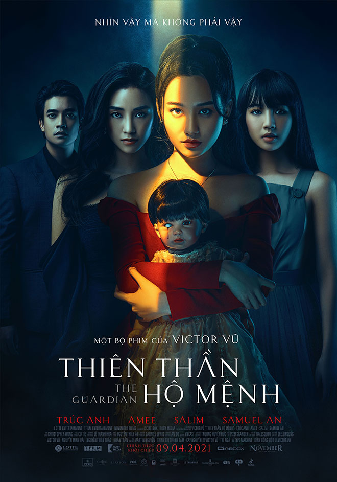 Thiên thần hộ mệnh, phim Thiên thần hộ mệnh, lịch chiếu Thiên thần hộ mệnh, Victor Vũ, Trúc Anh, Amee, Salim, Samuel An, phim rạp, phim mới, phim Việt