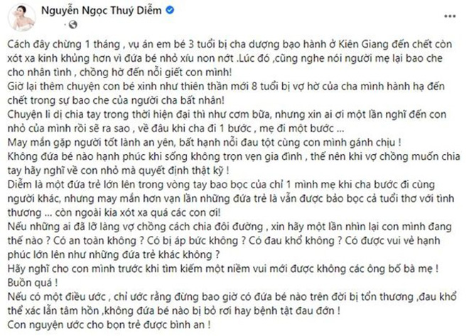 Bé gái 8 tuổi bị dì ghẻ đánh tử vong, sao việt bức xúc vụ dì ghẻ đánh bé gái 8 tuổi, Khởi tố dì ghẻ đánh bé gái tử vong, Bé gái 8 tuổi tử vong, bé gái 8 tuổi