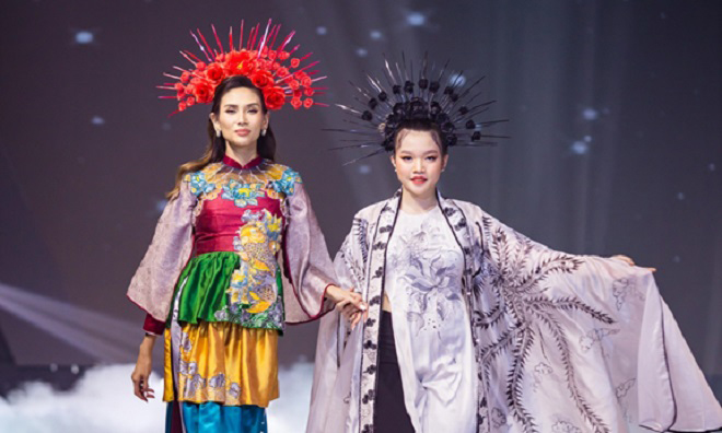 Á hậu Võ Hoàng Yến diễn vedette cùng 'mẫu nhí' Nguyễn Gia Linh