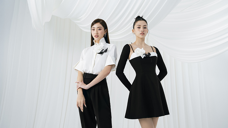 Lương Thùy Linh, Tiểu Vy sang chảnh hút mắt với thiết kế Hà Thanh Việt