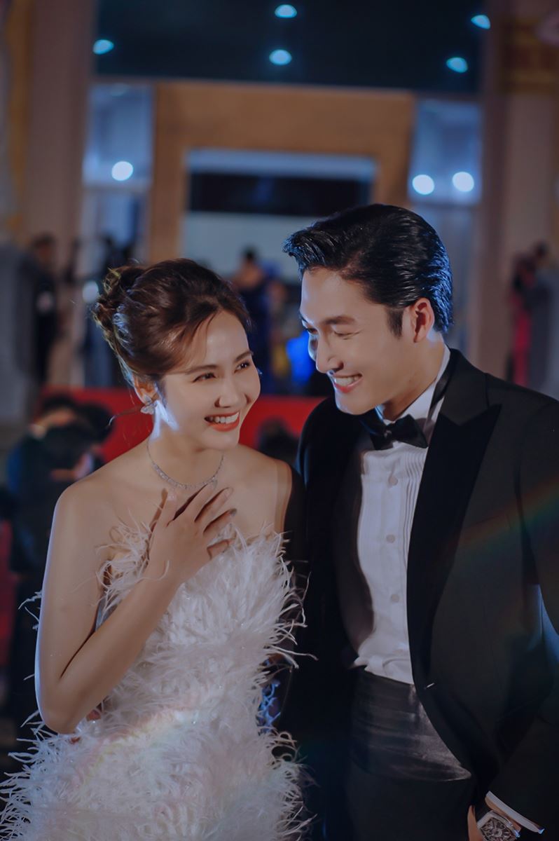 Minh Huyền và Đình Tú, Minh Huyền và Đình Tú sánh đôi, Minh Huyền, Đình Tú, Cánh diều 2021, Thương ngày nắng về, Cánh diều vàng, phim Thương ngày nắng về, Huyền Lizzie