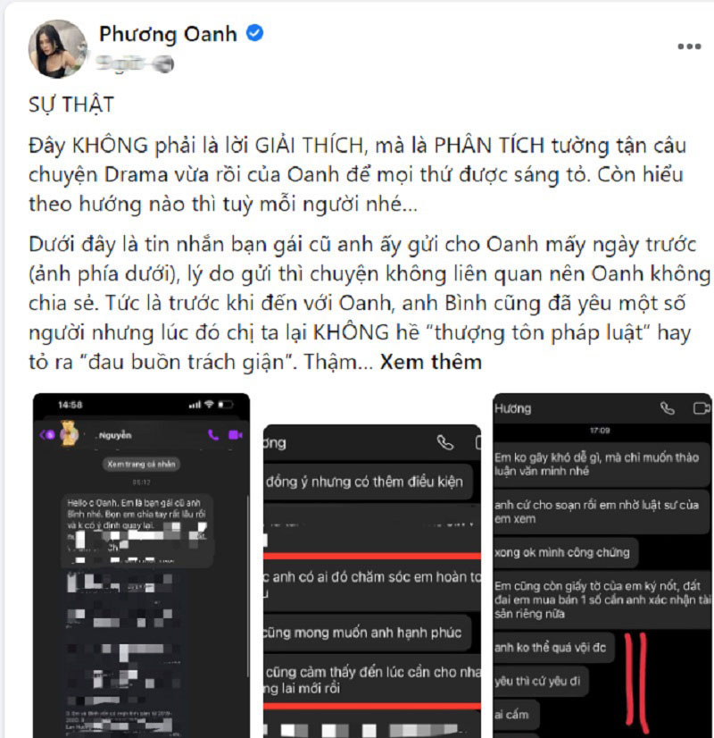 Phương Oanh, Phương Oanh và shark Bình, shark Bình, Vợ shark Bình, Phương Oanh drama, Phương Oanh scandal, Phương Oanh mới nhất, diễn viên Phương Oanh