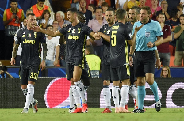 Cristiano Ronaldo, thẻ đỏ, Ronaldo bị đuổi, Juventus, Valencia, Cúp C1, Champions League, Valencia 0-2 Juventus, video Ronaldo nhận thẻ đỏ, video bàn thắng Cúp C1