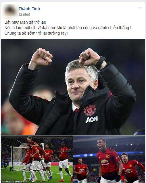 Ole Gunnar Solskjaer, M.U, MU, Kết quả bóng đá hôm nay, kết quả Ngoại hạng Anh, kết quả bóng đá, ket qua bong da, kết quả Cardiff vs MU, video clip Cardiff 1-5 MU, tỷ số Cardiff vs MU, Ole Solskjaer 