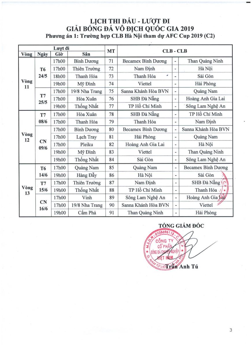 V-League 2019, Lịch thi đấu Vleague 2019, vleague, lich thi dau ha noi, lich thi dau hagl, vleague, lich thi dau bong da, bong da viet nam, xem lich thi dau v-league