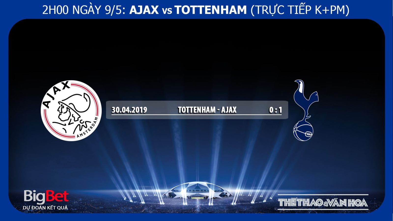 Ajax, Tottenham, Ajax vs Tottenham, soi kèo Ajax vs Tottenham, kèo Ajax vs Tottenham, kèo Tottenham, kèo Ajax, trực tiếp Tottenham vs Ajax, cúp C1, truc tiep bong da