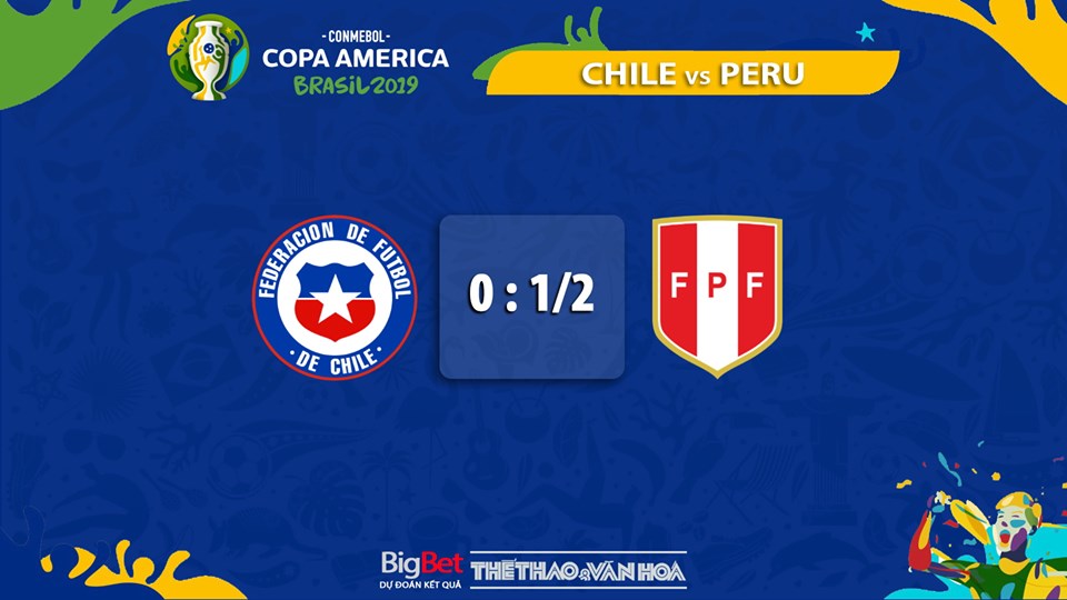 trực tiếp bóng đá, soi kèo Chile vs Peru , trực tiếp bóng đá hôm nay, Chile đấu với Peru, truc tiep bong da, Chile vs Peru, kèo bóng đá, Copa America 2019