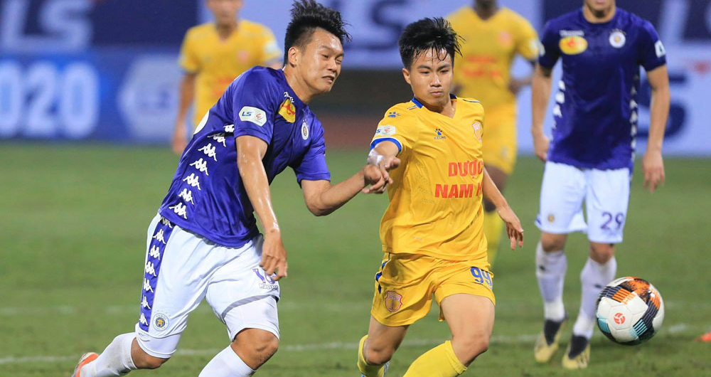 Trực tiếp bóng đá hôm nay: Nam Định đấu với Hà Tĩnh. VTV6 trực tiếp bóng đá V League 2020. Trực tiếp bóng đá Việt Nam hôm nay: Nam Định vs Hồng Lĩnh Hà Tĩnh. Xem bóng đá trực tuyến VTV6, VTV5, Bóng đá TV, Thể thao tin tức HD (TTTT HD).