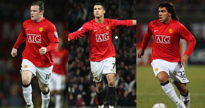 bóng đá, bong da hom nay, bong da, mu, manchester united, Rooney, Ronaldo, Tevez, Gary Neville