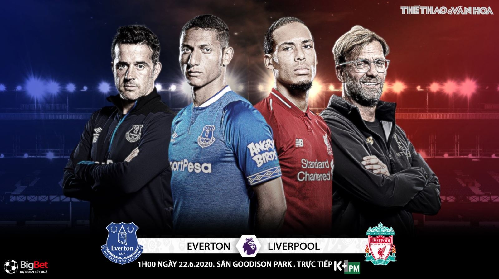 Soi kèo bóng đá Everton vs Liverpool. Trực tiếp bóng đá Vòng 30 Ngoại hạng Anh. K+. K+PM 