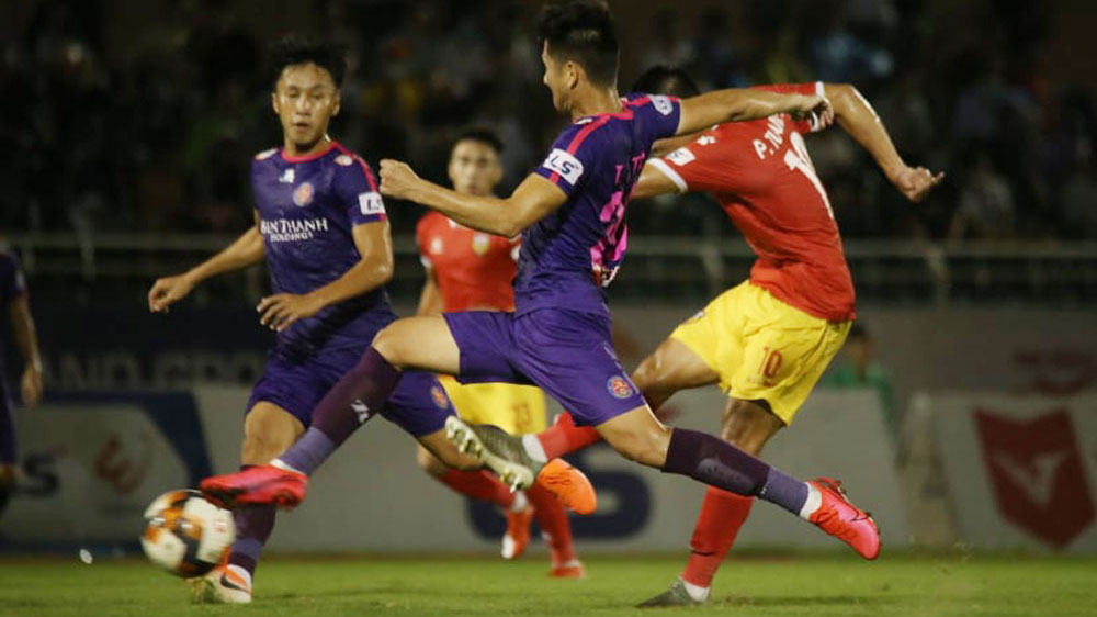 KẾT QUẢ BÓNG ĐÁ, Sài Gòn 3-0 Thanh Hoá: Thắng trận thứ 3 liên tiếp, Sài Gòn đứng đầu BXH V-League