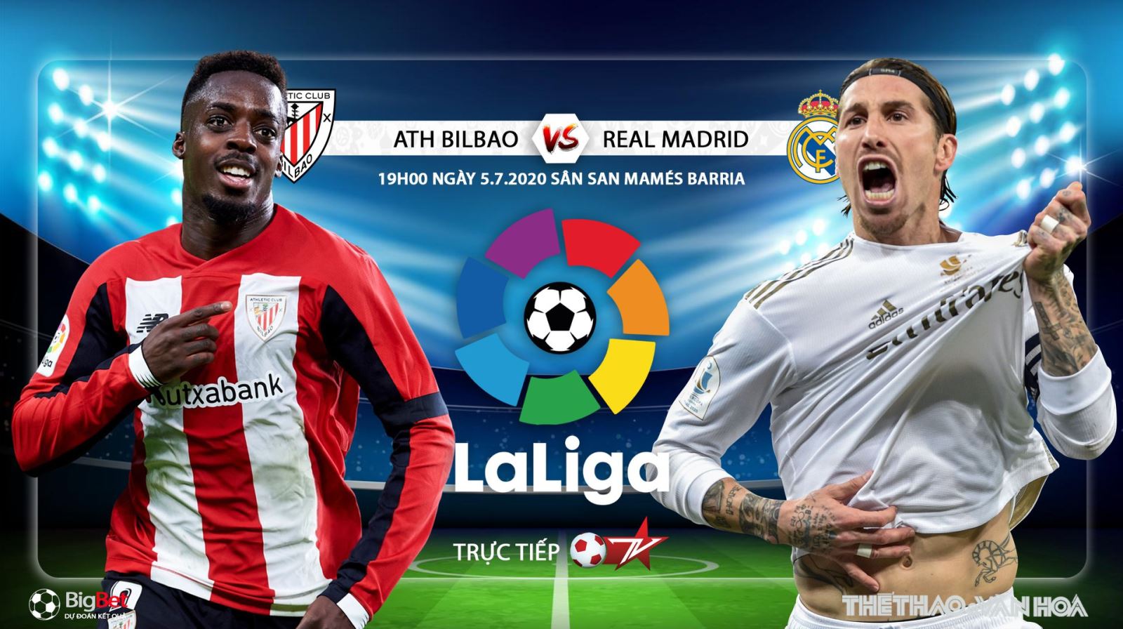 Soi kèo bóng đá Bilbao vs Real Madrid. Trực tiếp bóng đá Vòng 34 La Liga. BĐTV