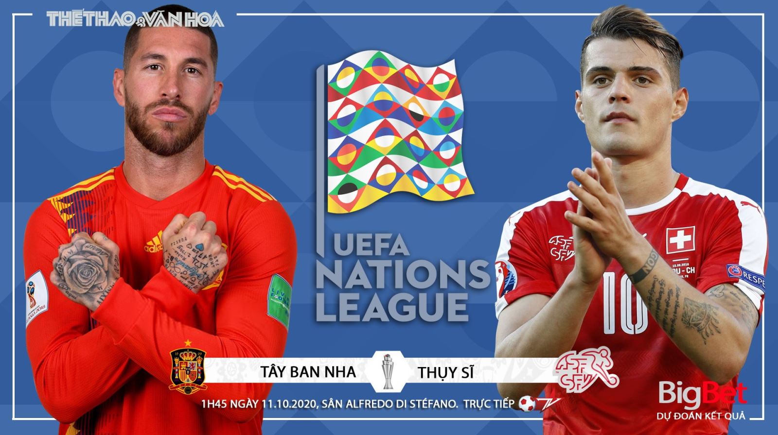 Soi kèo nhà cái Tây Ban Nha vs Thụy Sĩ. UEFA Nations League. Trực tiếp K+PC, BĐTV 