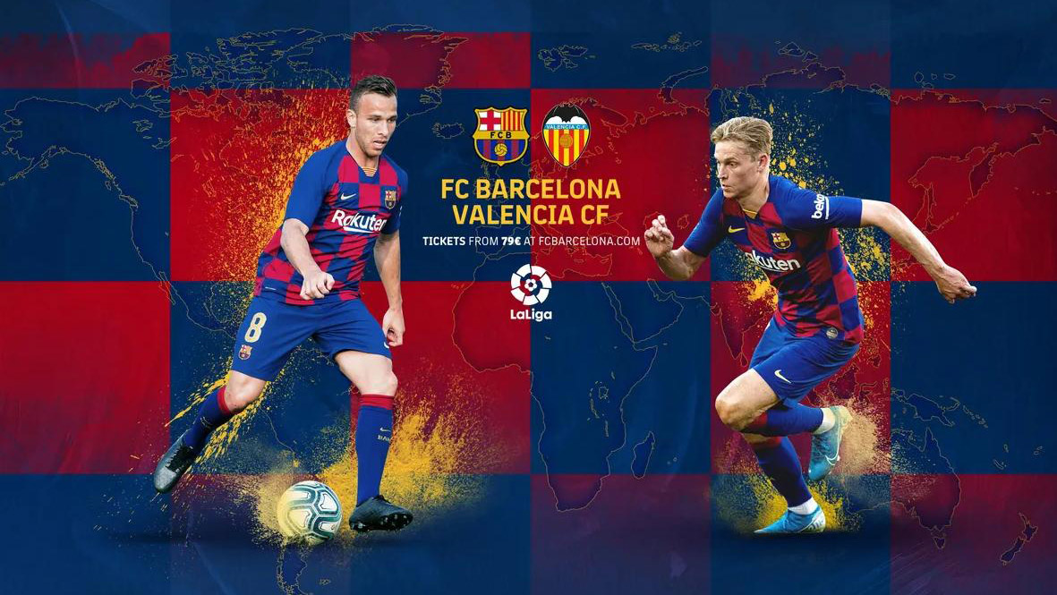 Trực tiếp bóng đá. Barcelona vs Valencia. BĐTV trực tiếp bóng đá Tây Ban Nha