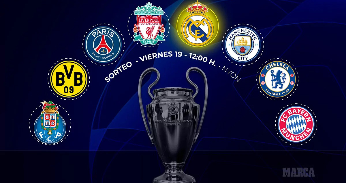 bốc thăm vòng Tứ kết Champions League, tứ kết Champions league, Champions League, Cúp C1, trực tiếp bốc thăm Tứ kết Cúp C1