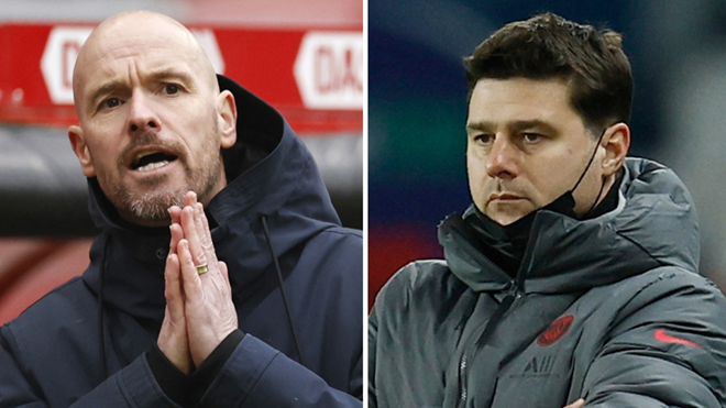 MU bối rối vì Pochettino và Ten Hag bị loại sớm ở Cúp C1