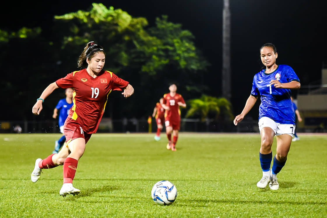 Kết quả bóng đá nữ Việt Nam vs Nữ Campuchia, Giải vô địch bóng đá nữ Đông Nam Á, kết quả bóng đá, ket qua bóng đá, nữ Việt Nam vs Campuchia, Vạn Sự, Hải Yến, Thanh Nhã