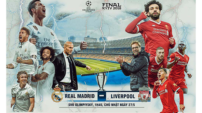 Trực tiếp Real Madrid 0-0 Liverpool: Salah rời sân vì chấn thương (Hiệp 1 KT)