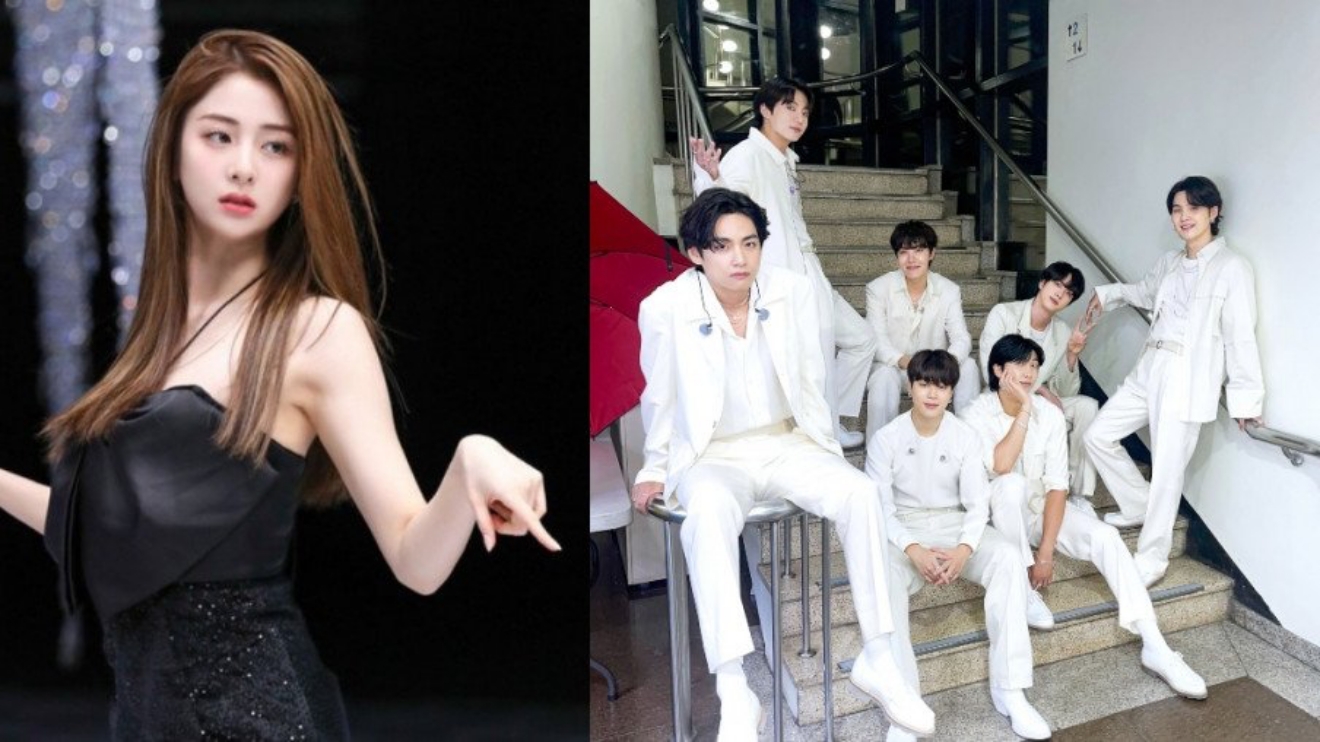 Bằng chứng Huh Yunjin LE SSERAFIM là fan BTS thành công nhất