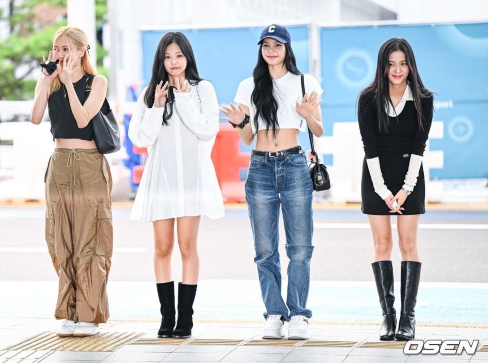 Blackpink, Blackpink tin tức, Blackpink thành viên, Kpop, Lisa, Rosé, Jennie, Jisoo, Blackpink sân bay, Blackpink Mỹ, Blackpink visual, Blackpink cute