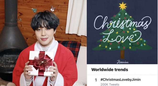 BTS, Jimin, BTS tin tức, Christmas Love, Kpop, Twitter, BTS thành viên