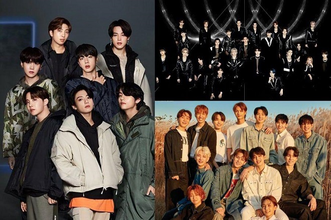 BTS, NCT, Kpop, Seventeen, EXO, TXT, BXH, BTS tin tức