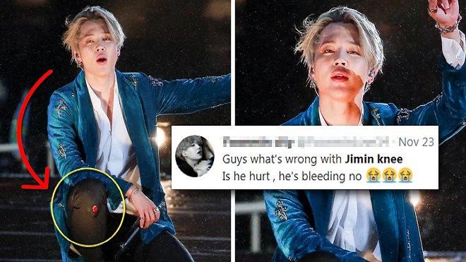 Dính chấn thương, Jimin BTS vẫn nén đau biểu diễn đến phút cuối cùng