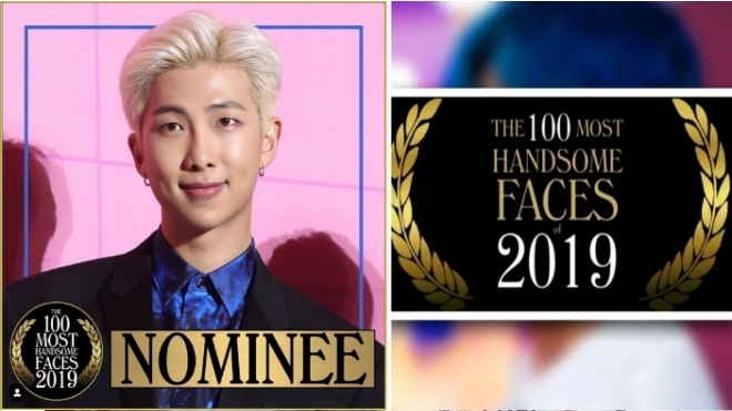 RM BTS được đề cử cho danh sách 100 khuôn mặt đẹp trai nhất thế giới 2019