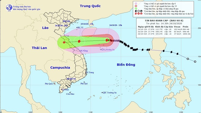 Bão số 8, dự báo thời tiết, thời tiết ngày mai, Hà Nội, Thanh Hóa, Trung Bộ