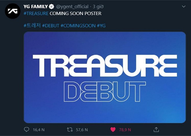 TREASURE, YG Entertainment, Blackpink, debut, YG, nhóm nhạc mới, Kpop