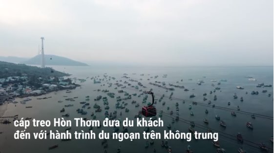 Khám phá vẻ đẹp Nam Phú Quốc nhìn từ cáp treo Hòn Thơm